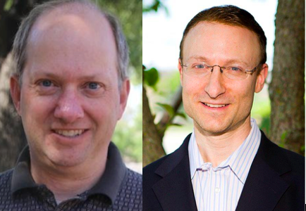 KEYNOTE: Attorney and philanthropist E. Randol Schoenberg, left, and Gregory Zuckerman, Special Writer for the Wall Street Journal, will be keynote speakers at the Fourth Annual Jewish Scholastic Journalism Conference and Shabbaton Jan. 5 - 7 in Los Angeles.
