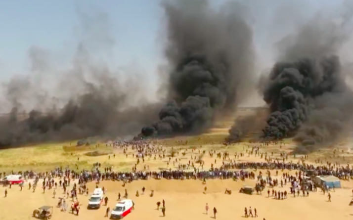 Hamas leaders called on the crowds to cross into Israel during the 2018 Gaza war. IDF sniper fire killed more than 100, most but not all fighters.